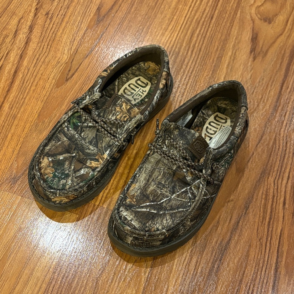 Hey Dude Forest Camo Slip-On Shoes